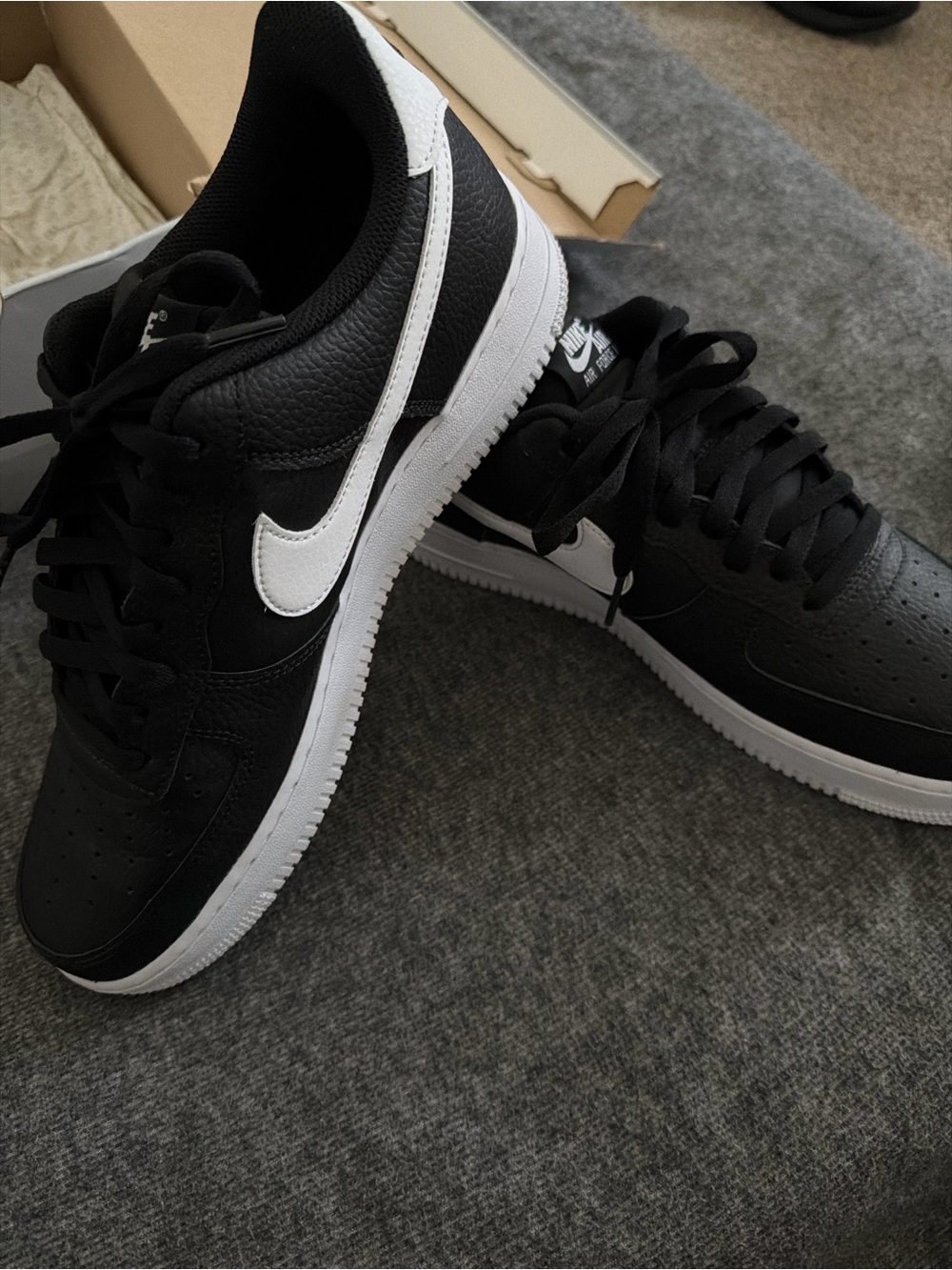 Nike Black and White Air Force 1